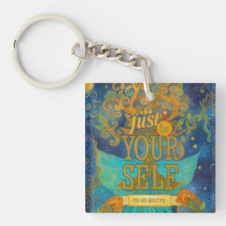 You're Beautiful Key Ring