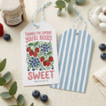 You're Berry Sweet Baby Shower Favour Tags | Gift