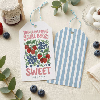 You're Berry Sweet Baby Shower Favour Tags | Gift
