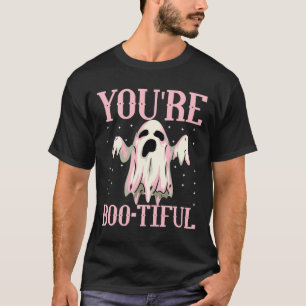 You're Boo-tiful Cute Halloween Boo Ghost Funny Co T-Shirt