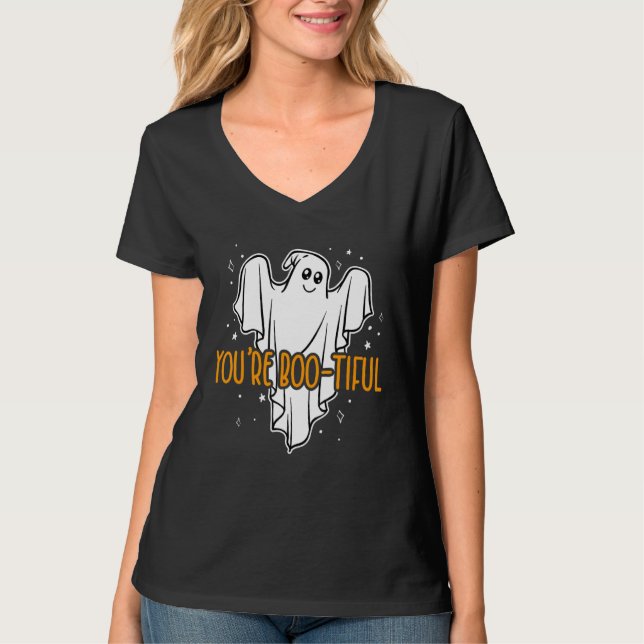 You're Boo tiful Halloween Pumpkin Spooky  Idea T-Shirt (Front)