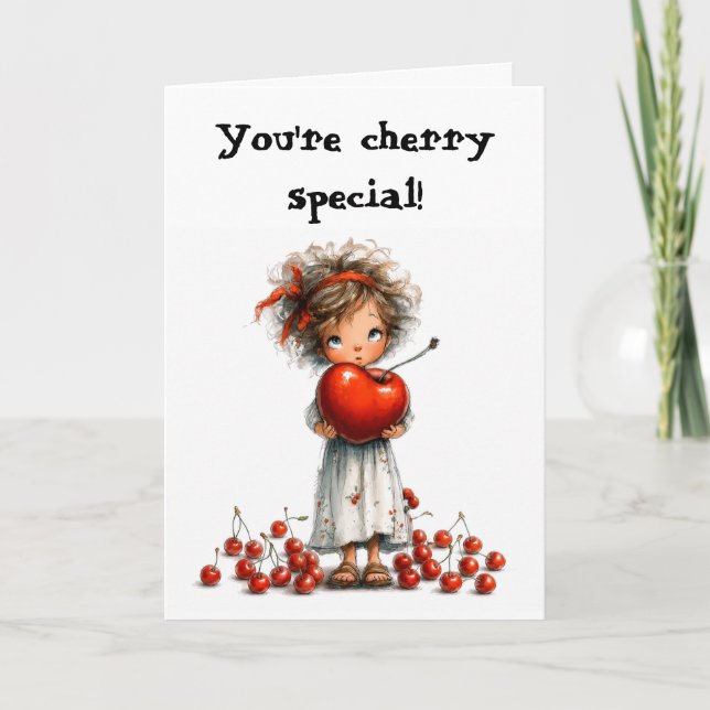 You're Cherry Special Blank Card (Front)
