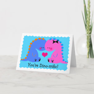 You're dinorrific Cute Dinosaur Card