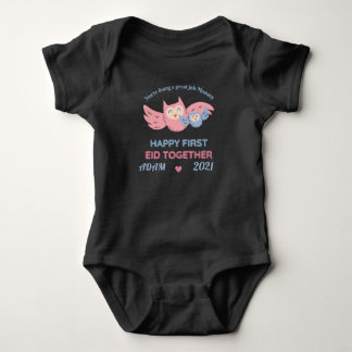 You're doing a great job Mummy HAPPY FIRST EID Baby Bodysuit