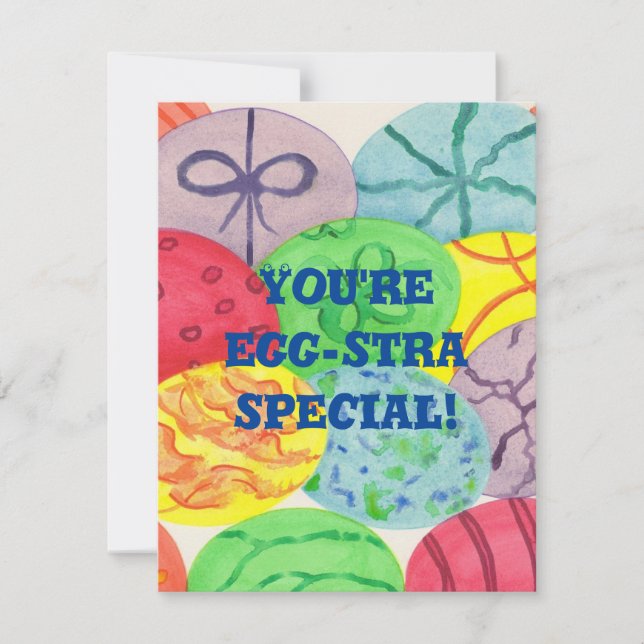 You're Egg-stra Special Easter Eggs Cards (Front)