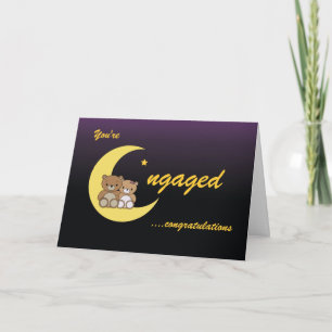You're Engaged, Congratulations bears Card
