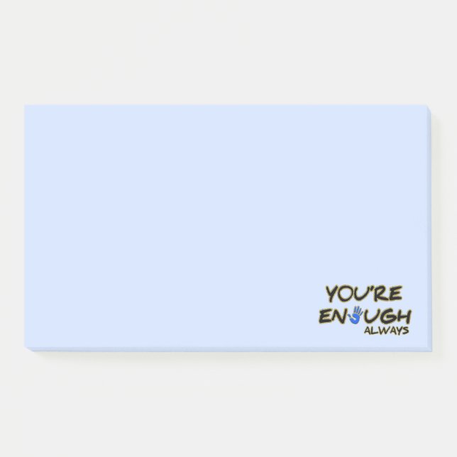 you're enough post-it notes (Front)