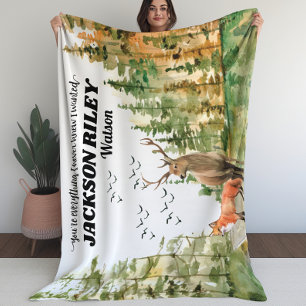 You're Everything I Never Knew I Wanted Wild Blush Fleece Blanket