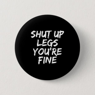 You're Fine Funny Running  6 Cm Round Badge