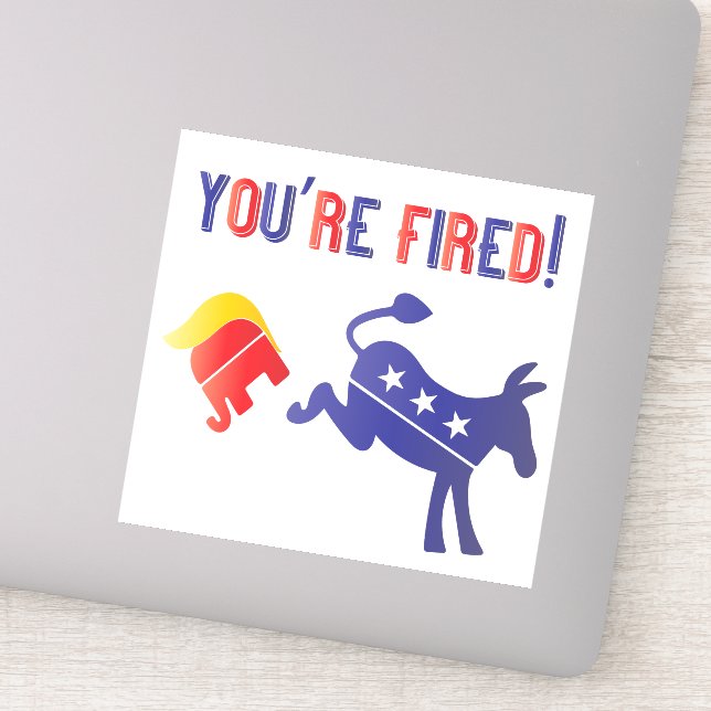 You're Fired Democrat Defeats Trump (Detail)