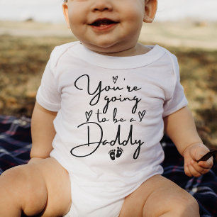 You're Going To Be a Daddy Baby Announcement Baby Bodysuit