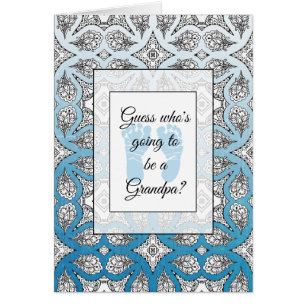 You're going to be a Grandpa Announcement card
