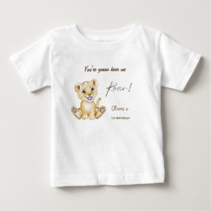 You're gonna hear me roar 1st Birthday  Baby T-Shirt