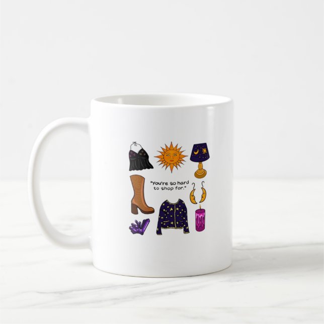 Youre Hard To Shop For Whimsigoth Aesthetic Classi Coffee Mug (Left)