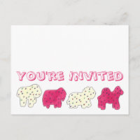 You're Invited Animal Crackers Birthday Party