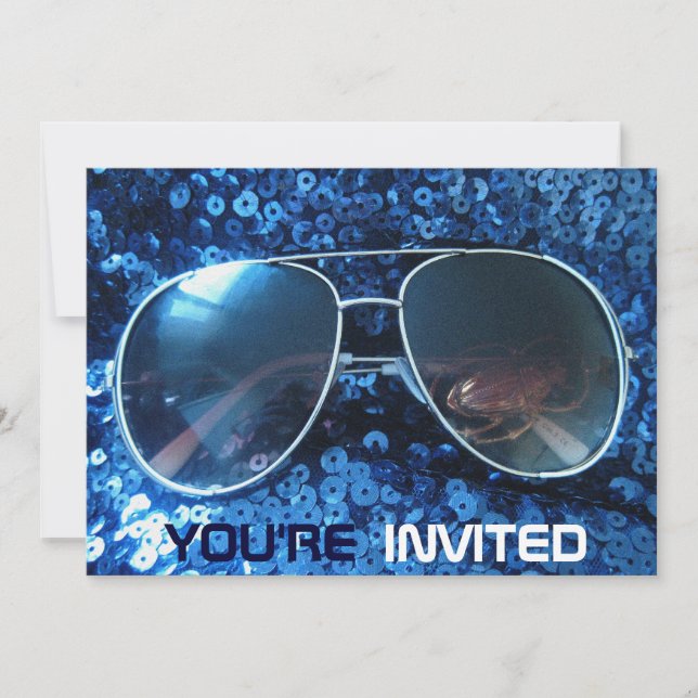 You're Invited cool party invitations (Front)