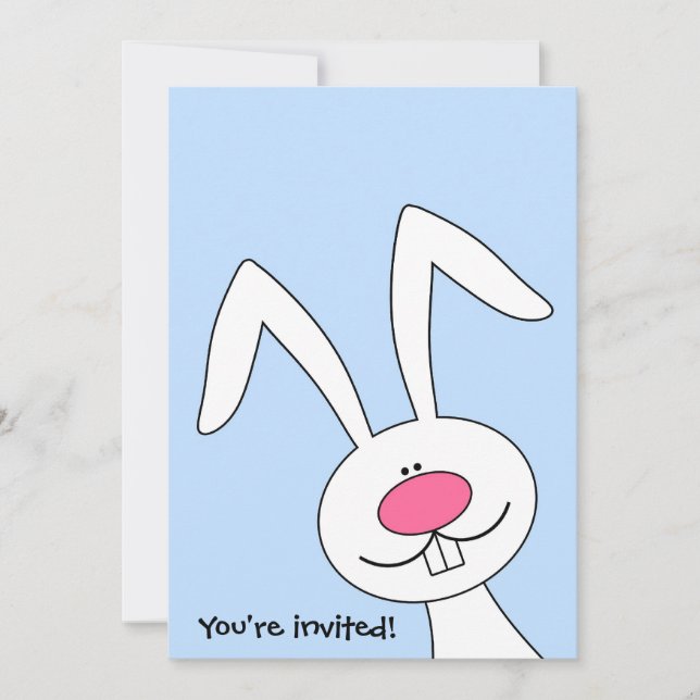 You're Invited Easter Bunny Party Invitation (Front)