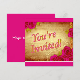 "You're Invited!" Invitation