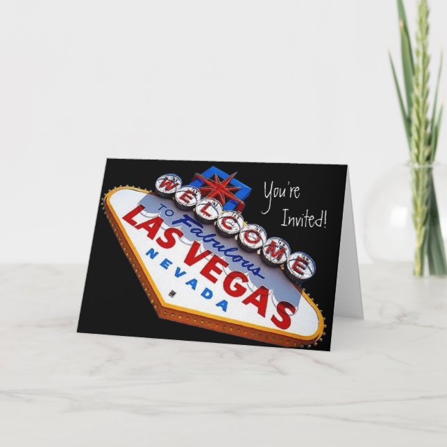 You're Invited! Las Vegas Card (Front)