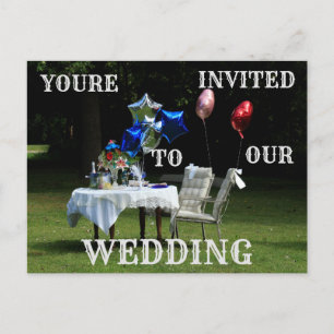 Your'e Invited to our Wedding Post Card. Postcard