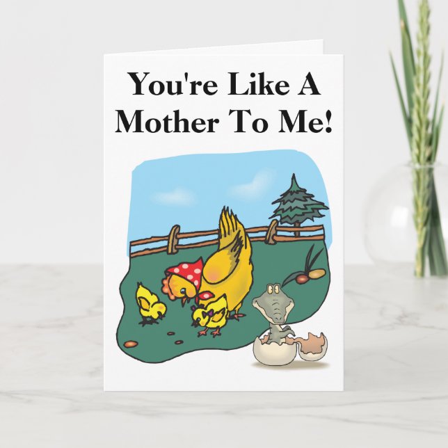 You're Like A Mother To Me-Mother's Day Card (Front)