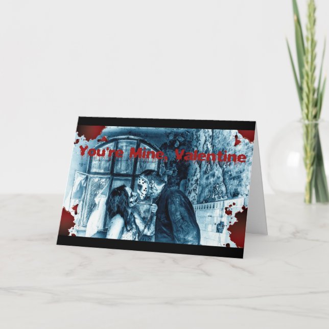 You're Mine Valentine Holiday Card (Front)