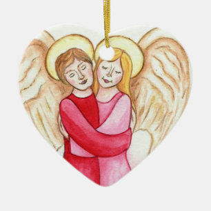 You're My Angel Heart Christmas Ornament