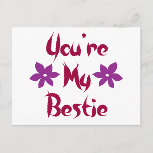 You're My Bestie Postcard