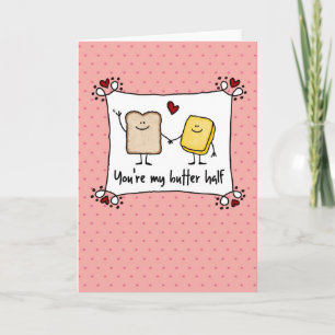 You're my butter half - Valentine's Day Holiday Card
