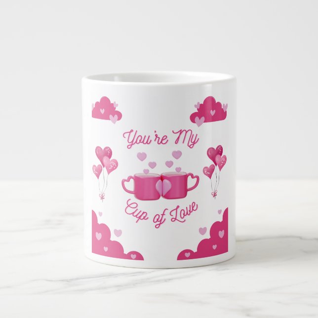You're My Cup of Love – Romantic Gift Art Print   (Front)