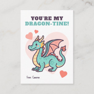 You're My Dragon-Tine Kids Valentine Card