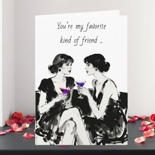 You're My Favorite Kind of Friend Card
