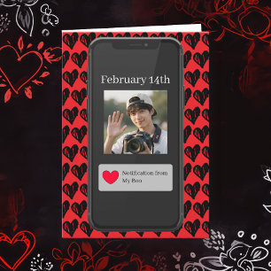 You're my Favorite Notification Valentine's Day Holiday Card