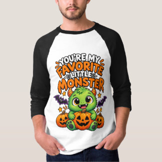 You're My Favourite Little Monster - Cute Hallowee T-Shirt