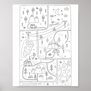 You're My Favourite View Inspiration Poster