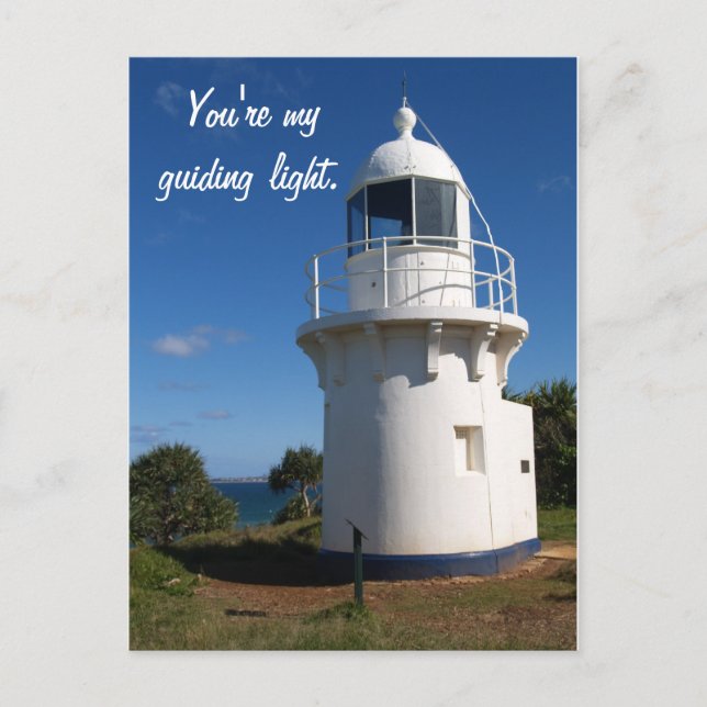 "You're my guiding light" Postcard (Front)