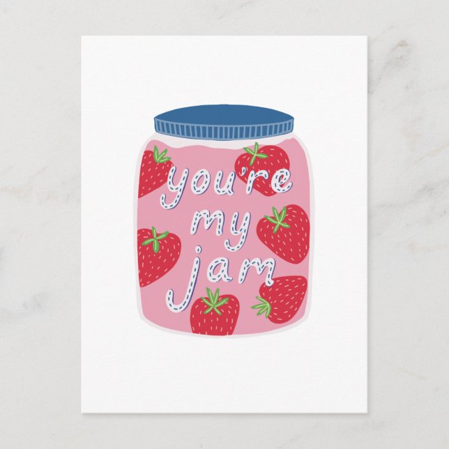 You're My Jam Postcard (Front)