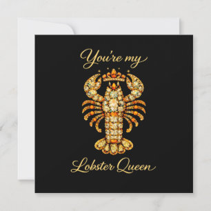 You're My Lobster Queen Bejewelled Diamond Luxury