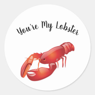 You're My Lobster Sticker Set