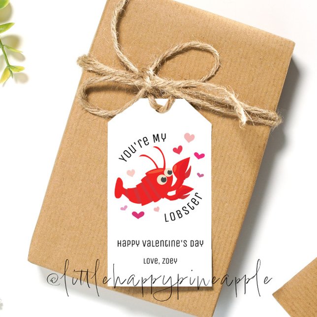 You're My Lobster Valentine Gift Tags (Creator Uploaded)