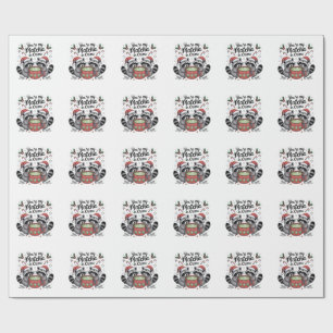 You're My Matcha in Crime Racoon Lovers Wrapping Paper