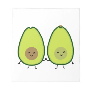 You're my PERFECT HALF, AVOCADO Notepad