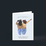 You're My Person | Best Friend Birthday Card<br><div class="desc">Remembering your friend on their birthday with a card already shows you care, but if you love them like family, or they truly are your best friend, a custom card is a must! Please let me know if you need any changes to hair colour/style. Add your custom wording to this...</div>