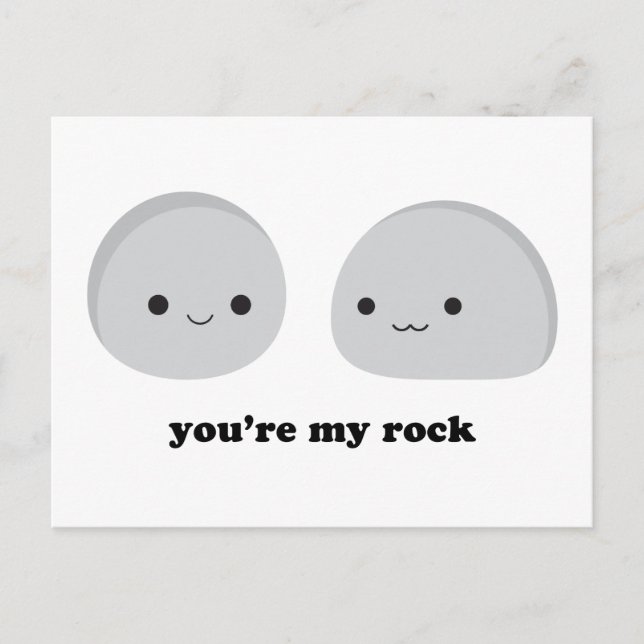 You're My Rock Postcard (Front)