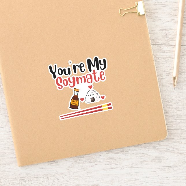 you're my soymate , soy and sushi couples (Notebook)