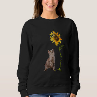 You're My Sunshine Butterfly Grey Baby Cat Reach S Sweatshirt