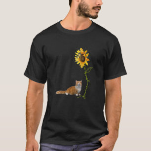 You're My Sunshine Sunflower Butterfly Relax White T-Shirt