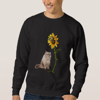 You're My Sunshine Sunflower Butterfly Sleepy Chub Sweatshirt