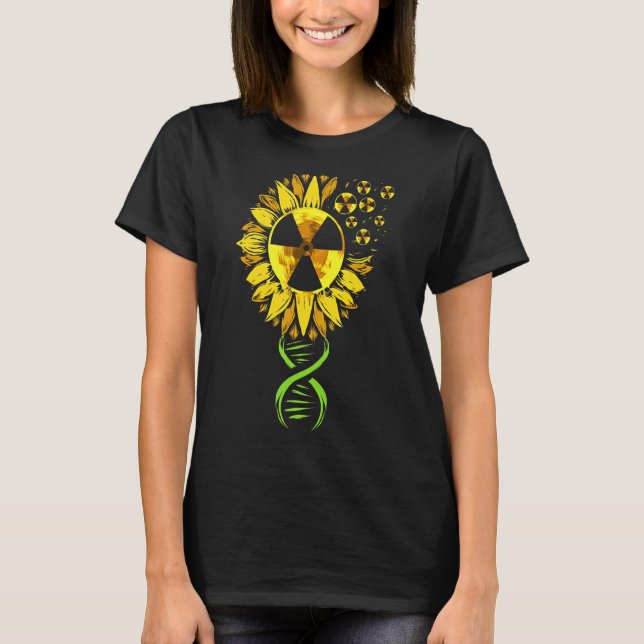 You're My Sunshine Sunflower Dna Radiology Technic T-Shirt (Front)