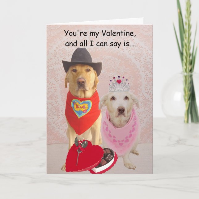 You're my Valentine,... Holiday Card (Front)